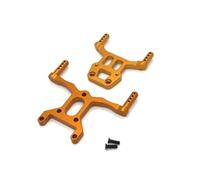 SGREHJDR Piezas de Coche teledirigido: pilares Delanteros y Traseros metálicos mejorados, compatibles con WLtoys 1/14 144018. Accesorios for Coche teledirigido.(Gelb)