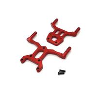 SGREHJDR Piezas de Coche teledirigido: pilares Delanteros y Traseros metálicos mejorados, compatibles con WLtoys 1/14 144018. Accesorios for Coche teledirigido.(Rood)
