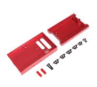 SGREHJDR Piezas de modificación metálicas for Coches teledirigidos MN Modelo 1/12 MN98 MN99s: Placa de Circuito Impreso, Asiento y Panel Trasero.(Rood)