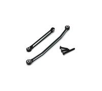 SGREHJDR Varilla de servo de dirección del Eje Delantero de Metal Mejorada, Repuesto for Coche RC Compatible con FMS 1/24 XQ FCX24, Accesorio for Coche de Control Remoto(Schwarz)