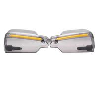 SGRYGSAEA Protector de Manos Moto Protector Mano 18-21mm A Prueba Viento para Motocicleta, Protector De Manos para Manillar para H&Onda Forza 250/125 NSS250 NSS125(Transparent Smoke)