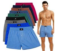 SGS Pack de 6 o 10 Calzoncillos Hombre Boxer de Algodón - Calzoncillos Hombre Tela Cómodos - Boxer Hombres Pack