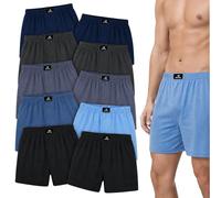 SGS Pack de 6 o 10 Calzoncillos Hombre Boxer de Algodón - Calzoncillos Hombre Tela Cómodos - Boxer Hombres Pack