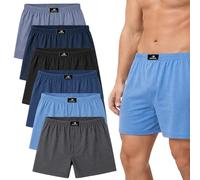 SGS Pack de 6 o 10 Calzoncillos Hombre Boxer de Algodón - Calzoncillos Hombre Tela Cómodos - Boxer Hombres Pack