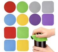 SGSCFG 12 Abreleras De Fuga De Goma, Almohadilla De Agarre De Tapa, Abrel De Botella Multifuncional, Herramientas De Cocina Reutilizables.