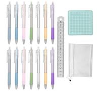 SGSCFG 14 Lápices De Grabado, Almohadilla De 1 Pieza, Bolsa De Alfiler De 1 Pieza Y 1 Pieza De Línea De Acero Inoxidable, Cuchillo De Papel Cortado A Mano, Suministro De Papelería.