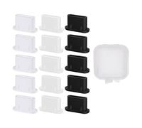 SGSCFG 15 Polvo De Teléfonos Móviles, Accesorios para La Suma De Polvo De Silicona, Cubierta Protectora De Conexión De Carga Celular, Accesorios Pequeños De Teléfonos Móviles.