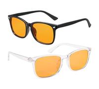 SGSCFG 2 Piezas contra Gafas De Luz Azul, Gafas De Moda, Gafas De Juego De Computadora, Accesorios para Lectura De Computadora, Universales para Hombres Y Mujeres.