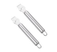 SGSCFG 2 Piezas De Afeitado De Limón, Conductor De Limón, Pelado, Cáscara De Limón, Pelador De Acero Inoxidable, Medidor De Cáscara.