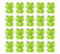 SGSCFG 20 Piezas De Mini Ranas, Ranas, Ranas De Plástico, Animales En Miniatura, Pequeñas Esculturas De Ranas, Juguetes De Ranas, Decoraciones De Ranas Pequeñas, Pesas De Ranas.