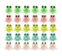 SGSCFG 30 Piezas De Joyas De Rana De Ojos Brillantes, Adornos De Automóviles Dulces, Accesorios Creativos En Estilo De Dibujos Animados, Decoraciones De Escritorio.