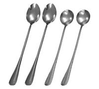 SGSCFG 4 Cucharas, Cuchara Hecha De Acero Inoxidable, Suministros De Cocina, Cuchara Mixta, Cuchara para Niños, Suministros De Mesa De Comedor.