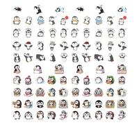 SGSCFG 92 Pegatinas De Pingüinos, Calcomanías De Pingüinos Dulces, Pegatinas De Sello, Pegatinas Decorativas De Bricolaje, Adecuadas para Cuentas De Mano, Manga De Teléfonos Móviles, Cuadernos.