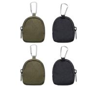SGSCFG Bolsa De Bocadillos para Mascotas De 4 Piezas, Bolsas De Senderismo para Perros Manos Libres, Bolsa De Animales Portátil Al Aire Libre, Verde Militar.