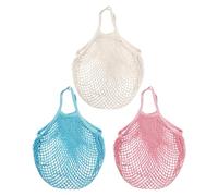 SGSCFG Bolsas De Red De Algodón De 5 Piezas, Bolsas De Compras con Gran Capacidad, Bolsas De Almacenamiento Simples Pueden Almacenar Vegetales, Frutas, Ropa Y Juguetes.