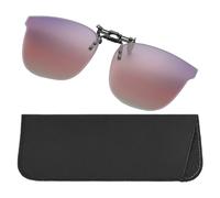 SGSCFG Gafas De Sol con Clip-On-Polarizadas De 1 Parte Y Bolsas De Vidrio De 1 Parte, Equipos De Accionamiento Externo, Gafas De Sol Ultravioleta Flip, Universales para Hombres Y Mujeres.