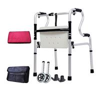 SGSG Andador - Anciano con muletas engrosadas - Andador de Cuatro Patas de aleación de Aluminio para discapacitados - Ayuda para Caminar