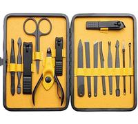 SGSG Juego de Tijeras para Cortar uñas de 15 Piezas de manicura de Acero Inoxidable