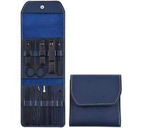 SGSG Pinzas para uñas 12 Piezas Juego de Herramientas para Cortar uñas para Hombres y Mujeres Juego de cortaúñas para Hombres y Mujeres Herramienta para uñas de Color Caqui