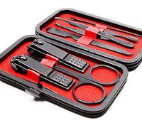 SGSG Pinzas para uñas Juego de Tijeras para uñas Negras Juego de Tijeras para uñas Juego de Tijeras para uñas