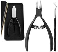 SGSG Pinzas para uñas Ranura para uñas Cortaúñas Especial Pedicura para olécranon Herramienta de pedicura Juego de artefactos para uñas de un Solo Dedo Juego de Tijeras para uñas-CC