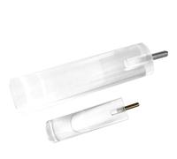 SGSKEIEY 2X Patas cónicas de Vidrio Transparente con Pernos roscados M8 Patas de Acrílico para Sofás Y Armarios para Muebles, Cama, TV, Armario (12cm)