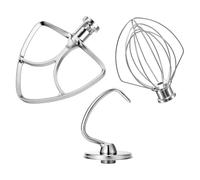 SGYEPOCFQ Mixer attachments, Gancho for Masa de 4,5 a 5 Cuartos, Accesorio batidor de 6 líneas K45WW, Apto for lavavajillas KitchenAid.(Corrugated Box)