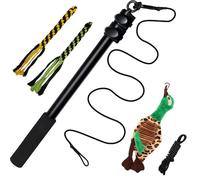 SGZIOO Barra de coqueteo para Perros, Interactivo para coquetear, Palo telescópico Extensible de con Cuerda de Repuesto, Juguete Activo para Perros, Apto para Entrenar y Jugar con Todo Tipo de Perros