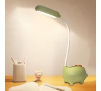 SGZIOO Lampara Escritorio Infantil, Flexo Infantil, Lampara Escritorio Niño Sin Cable con 3 Modos de Iluminación, Lámpara Regulable, Control Táctil, Lámpara Escritorio Led para Niña Chico Estudiar