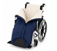 SGZIOO Manta para silla de ruedas, cubrepiernas para silla de ruedas para silla de ruedas con discapacidad, ajuste universal, fácil de usar y limpiar, protege del frío, el viento y la lluvia, azul