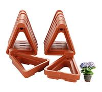 SH Paquete de 12 patas de maceta para macetas invisibles, elevadores de macetas para macetas de interior o exterior, perfecto para patios, cubiertas, jardines e invernaderos