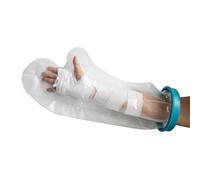 SH-RuiDu Funda de brazo para ducha, impermeable, reutilizable, para adultos, protector de medio brazo, protector de vendaje de yeso fundido hermético para manos heridas, muñecas, codos, antebrazo