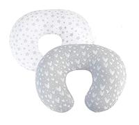 SH-RuiDu Fundas de Almohada de Lactancia Materna, 2 Piezas Funda de Almohada de Algodón en Forma de U para Bebé Que Aprende a Sentarse, Extraíble y Lavable para Almohadas de Lactancia Materna