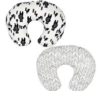 SH-RuiDu Fundas de Almohada de Lactancia Materna, 2 Piezas Funda de Almohada de Algodón en Forma de U para Bebé Que Aprende a Sentarse, Extraíble y Lavable para Almohadas de Lactancia Materna