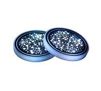 SH-RuiDu Juego de 2 portavasos con luces LED, 7 posavasos de coche que cambian de color, carga USB, accesorios de decoración interior para coche, luz ambiental