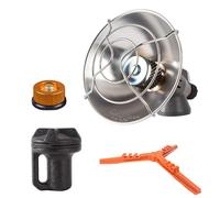 SH-RuiDu Mini estufa de gas para camping, calentador de gas portátil para camping, mini estufa de calefacción para exteriores, invierno, calor, tienda de campaña, mochilero, picnic, camping,