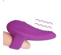 SH Vibrador de dedo con 9 ajustes de vibración | Impermeable y recargable | Silicona | Rosa