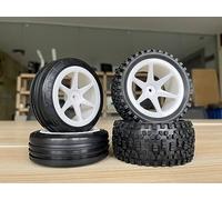 SH605 Delantero/Trasero Off Road Buggy Ruedas y Neumáticos hexagonales 12mm 4pcs para 1/10 1/12 Tamiya Kyosho Buggy BBX BB01 RC CAR DT02 DT-03 TT02B DF03 Top-Force EVO Buggy Cars