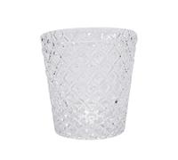 sH7pE5xj8m Bebidas diarias Vaso de cristal con relieve piña, vaso zumo transparente sin tallo 197 ml (6,6 oz), whisky Vasos de agua