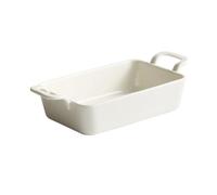sH7pE5xj8m Plato para hornear Horno de cerámica occidental escandinavo, bandeja for Pizza, Hornear en Casa, microondas, Buffet creativo, plato doble oreja Cazuela(13 inches)
