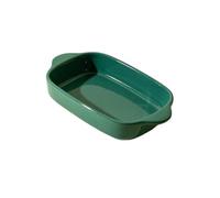 sH7pE5xj8m Plato para hornear Plato for hornear arroz al horno, cuenco de cerámica con doble oreja for, plato microondas for el hogar, utensilios especiales for Cazuela(Green)