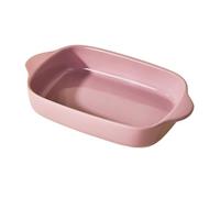 sH7pE5xj8m Plato para hornear Sartén de cerámica colorida con dos asas, apta for microondas, lavavajillas, for preparar bistec y arroz al horno Cazuela(Purple)