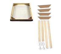SHAAMOU Marco de madera de 70 x 140 pulgadas, 100 x 150 pulgadas, marco de madera personalizado para decoración del hogar, marcos de lienzo para sala de estar, dormitorio, marco de póster para colgar