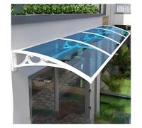 SHAARI Marquesina Estructura de aleación de Aluminio Resistente a los Impactos Duradero Adecuado para Patios, terrazas, Ventanas(Blue,60x120cm)
