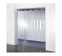 SHAARI Transparent PVC Strip Curtains, Windproof and Dustproof Partition Curtains, Easy to Install Suitable for Shops, Warehouses(120x290cm/47.24x115.17in)
