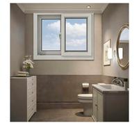 SHAARI Ventana Corredera Horizontal Push-Pull, Ventana De SustitucióN Compacta Para BañOs Adecuada para SóTanos, Casas MóViles(80x60cm)