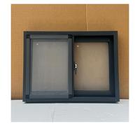 SHAARI Ventanas Correderas Horizontales Con Mosquiteras, Vidrio Esmerilado, Selladas E Impermeables Adecuadas para SóTanos Y Gallineros(50x60cm)