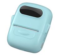 SHABD Impresora TéRmica PortáTil Mini Impresora con Pegatinas Impresora para PequeñAs Empresas Oficina En Casa Verde