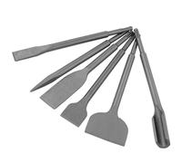 SHABD Manejar Redondo, Dos Hoyos y Dos Ranuras, Cincel de Martillo EléCtrico, Juego de 6 Piezas, Broca de para HormigóN para Doblar y Palear