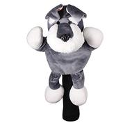 SHABIER Funda de felpa para cabeza de conductor de golf de 460 cc (perro Schnauzer)